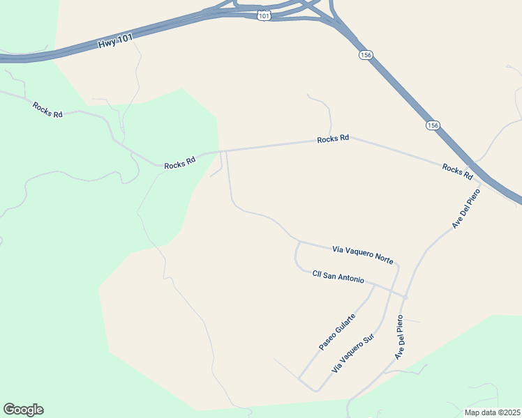 map of restaurants, bars, coffee shops, grocery stores, and more near 820 Vía Vaquero Norte in San Juan Bautista