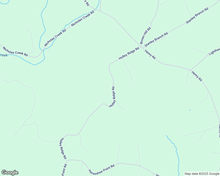 map of restaurants, bars, coffee shops, grocery stores, and more near 921 Holley Ridge Road in Henry