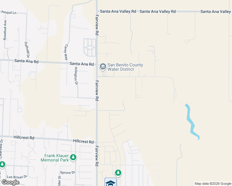 map of restaurants, bars, coffee shops, grocery stores, and more near 253 Mansfield Road in Hollister