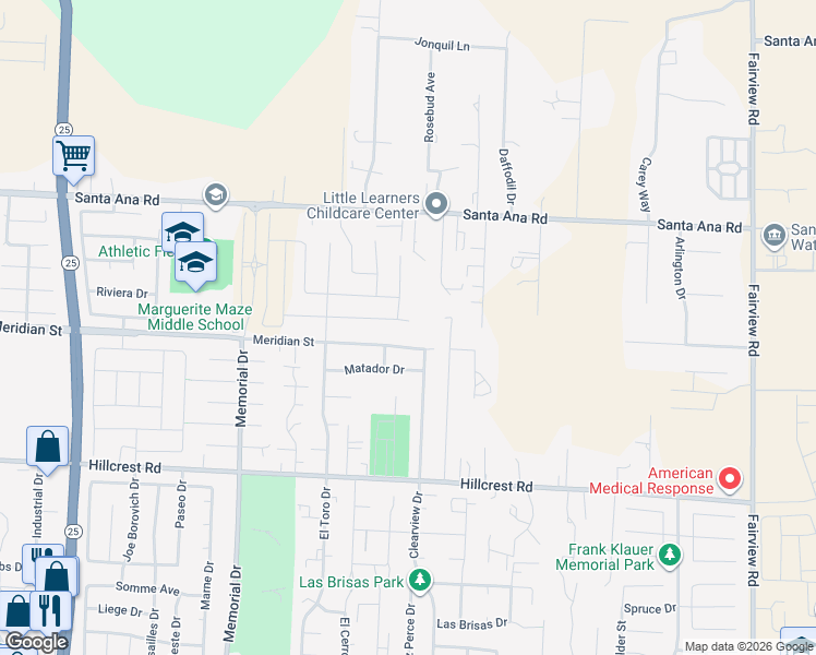 map of restaurants, bars, coffee shops, grocery stores, and more near 1381 Brigantino Drive in Hollister