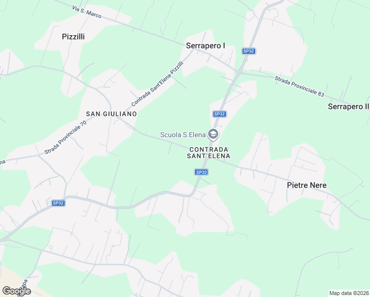 map of restaurants, bars, coffee shops, grocery stores, and more near 22 Via San Giuliano San Elena in Libero consorzio comunale di Ragusa