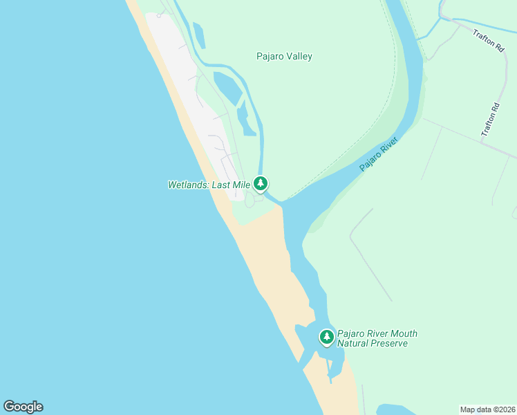 map of restaurants, bars, coffee shops, grocery stores, and more near 86 Pelican Point in Watsonville