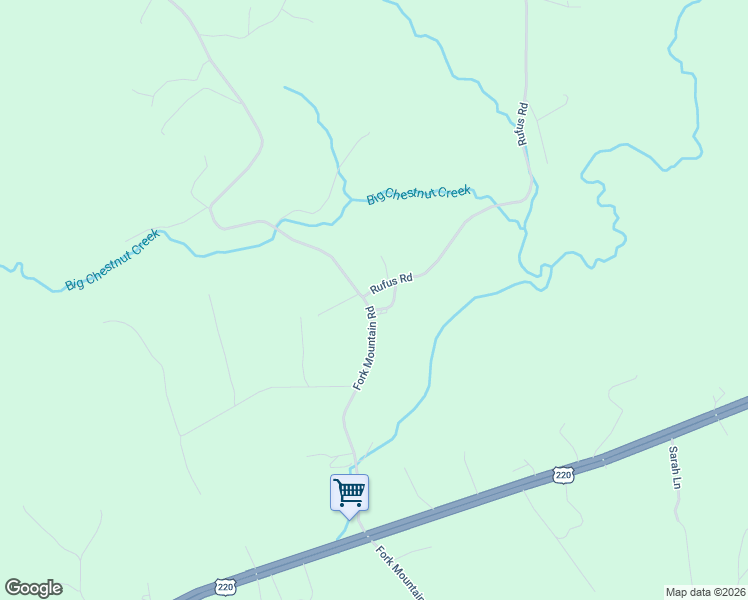 map of restaurants, bars, coffee shops, grocery stores, and more near 20 Rufus Road in Rocky Mount
