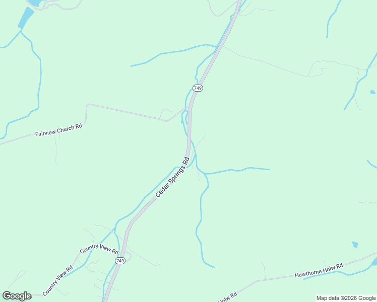 map of restaurants, bars, coffee shops, grocery stores, and more near Cedar Springs Rd in Rural Retreat