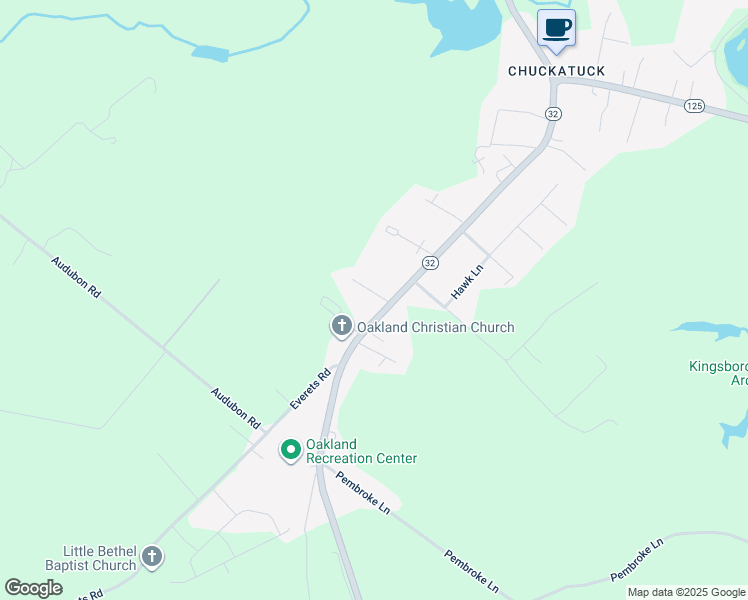 map of restaurants, bars, coffee shops, grocery stores, and more near 5661 Godwin Boulevard in Suffolk