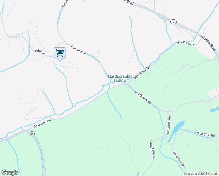 map of restaurants, bars, coffee shops, grocery stores, and more near Old Quarry Road in Saltville