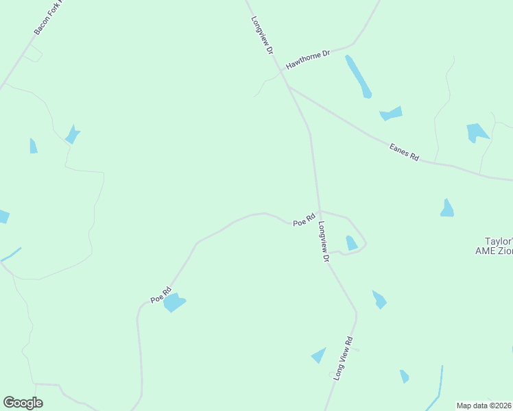 map of restaurants, bars, coffee shops, grocery stores, and more near 2353 Poe Drive in Kenbridge