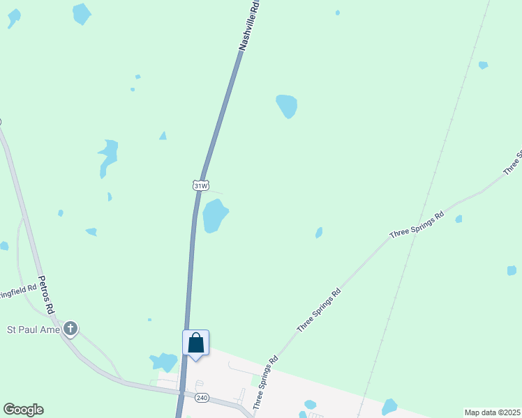 map of restaurants, bars, coffee shops, grocery stores, and more near 11200 Nashville Road in Bowling Green