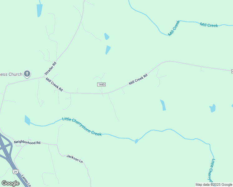 map of restaurants, bars, coffee shops, grocery stores, and more near 1516 Mill Creek Road in Chatham