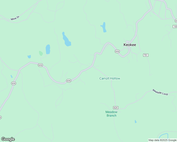 map of restaurants, bars, coffee shops, grocery stores, and more near 177 Morris Drive in Keokee