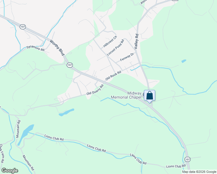 map of restaurants, bars, coffee shops, grocery stores, and more near 18 Old Quarry Road in Saltville