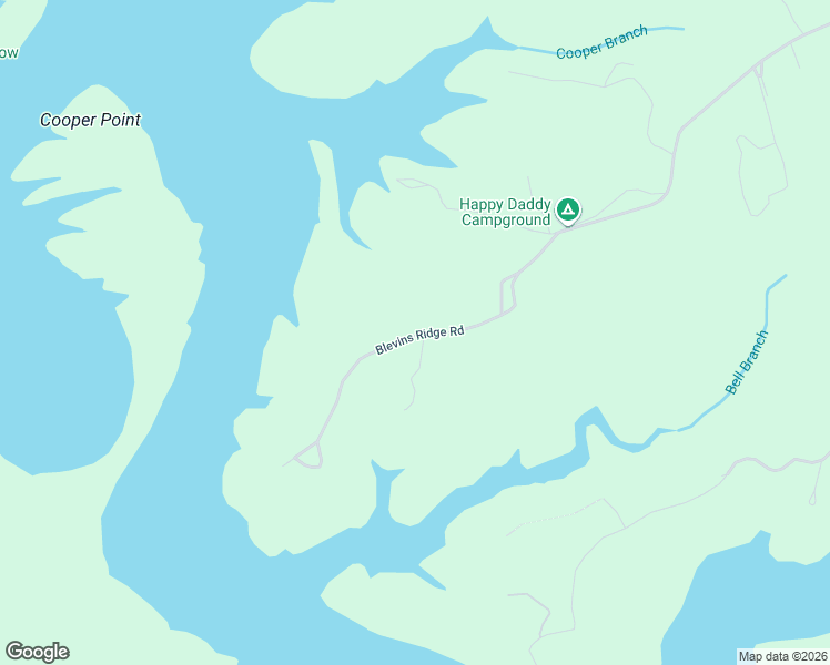 map of restaurants, bars, coffee shops, grocery stores, and more near Blevins Ridge Rd in Monticello