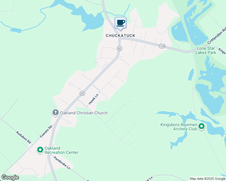 map of restaurants, bars, coffee shops, grocery stores, and more near 203 Beaver Ln in Suffolk