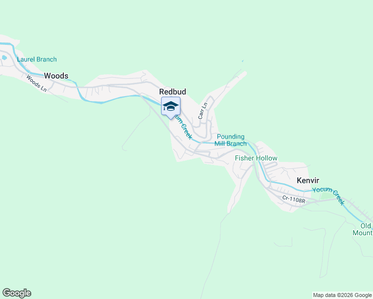 map of restaurants, bars, coffee shops, grocery stores, and more near 1677 Kentucky 215 in Redbud
