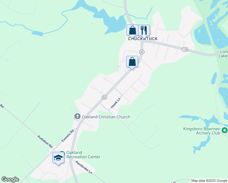 map of restaurants, bars, coffee shops, grocery stores, and more near 5792 Godwin Boulevard in Suffolk