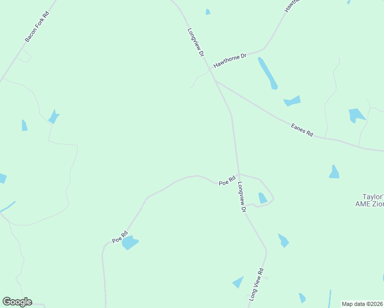 map of restaurants, bars, coffee shops, grocery stores, and more near 2353 Poe Drive in Kenbridge