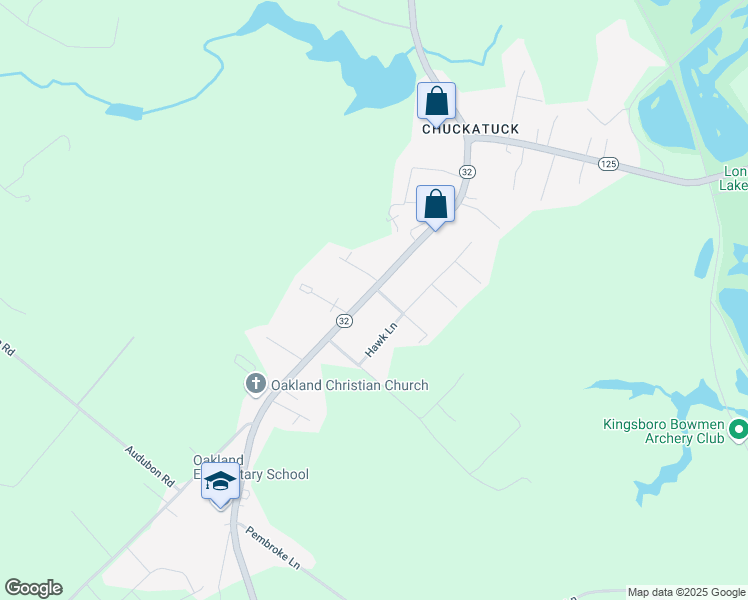 map of restaurants, bars, coffee shops, grocery stores, and more near 5792 Godwin Boulevard in Suffolk