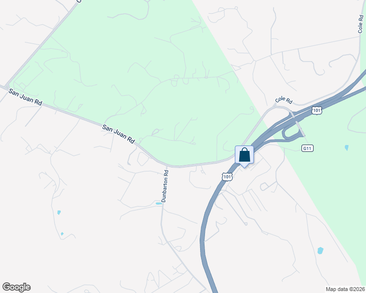 map of restaurants, bars, coffee shops, grocery stores, and more near 19350 El Cerro in Aromas