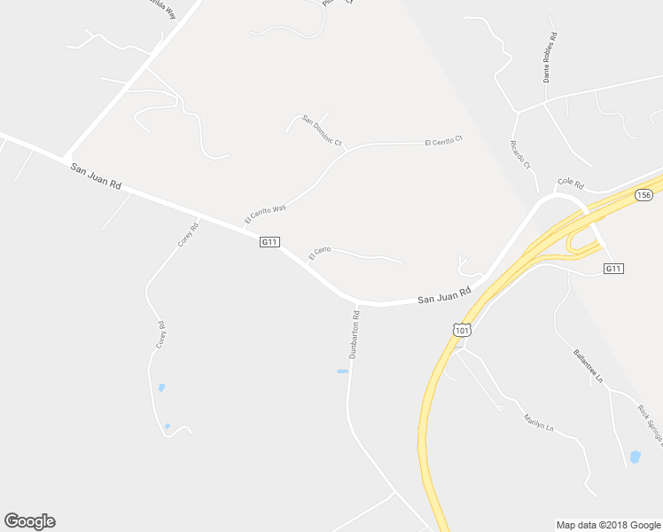 map of restaurants, bars, coffee shops, grocery stores, and more near 19310 El Cerro in Aromas