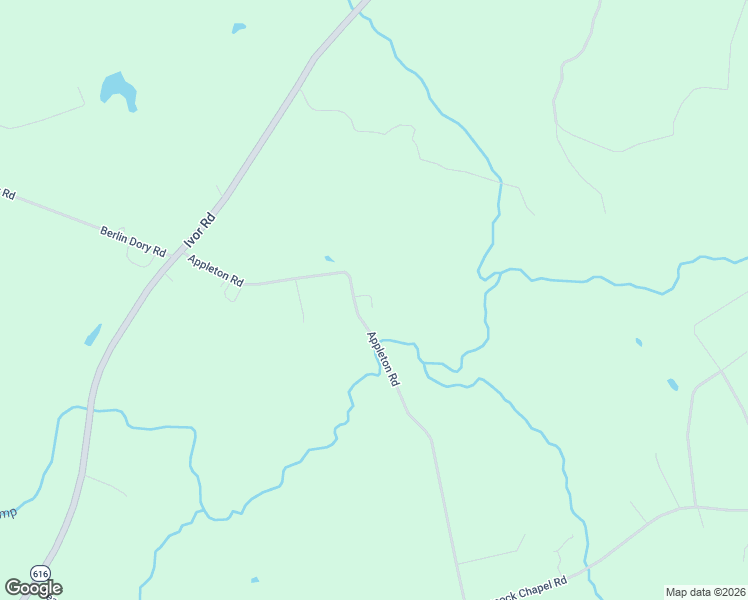 map of restaurants, bars, coffee shops, grocery stores, and more near 12227-12331 Appleton Road in Ivor