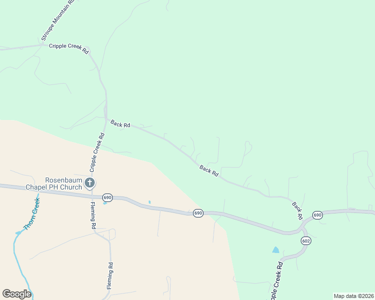 map of restaurants, bars, coffee shops, grocery stores, and more near 318 Back Road in Wytheville