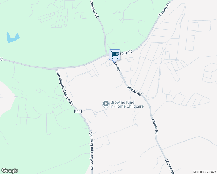map of restaurants, bars, coffee shops, grocery stores, and more near 971 San Miguel Canyon Road in Watsonville