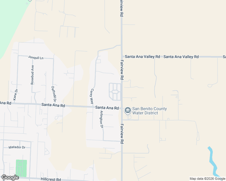 map of restaurants, bars, coffee shops, grocery stores, and more near 2900 Fairview Road in Hollister
