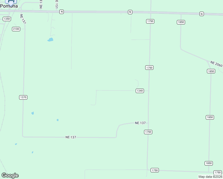 map of restaurants, bars, coffee shops, grocery stores, and more near 4603-4669 Co Road 1340 in Pomona