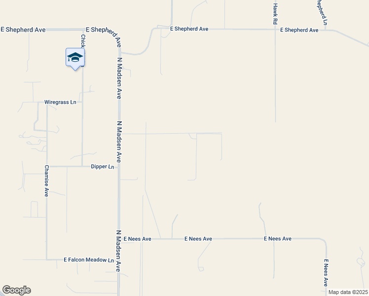 map of restaurants, bars, coffee shops, grocery stores, and more near 13825 East Teague Avenue in Clovis