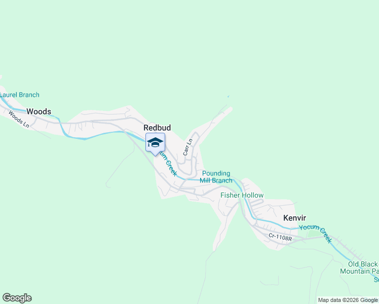 map of restaurants, bars, coffee shops, grocery stores, and more near 233 Pounding Mill Road in Kenvir