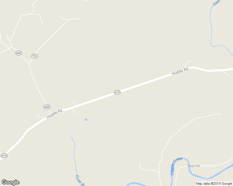 map of restaurants, bars, coffee shops, grocery stores, and more near Huddle Road in Wytheville