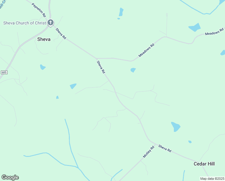 map of restaurants, bars, coffee shops, grocery stores, and more near 892 Sheva Road in Chatham