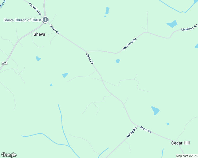 map of restaurants, bars, coffee shops, grocery stores, and more near 892 Sheva Road in Chatham