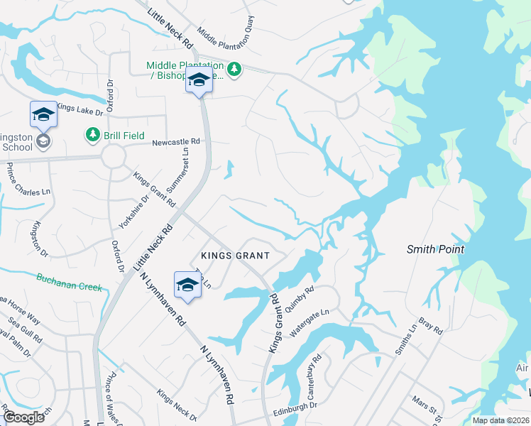 map of restaurants, bars, coffee shops, grocery stores, and more near 3216 Queensbury Drive in Virginia Beach