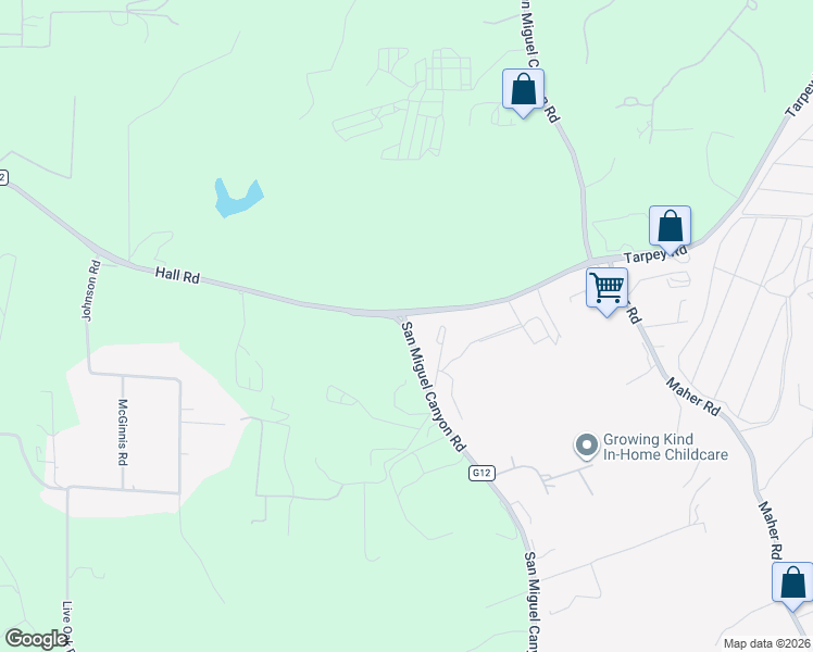 map of restaurants, bars, coffee shops, grocery stores, and more near 1070 San Miguel Canyon Road in Watsonville