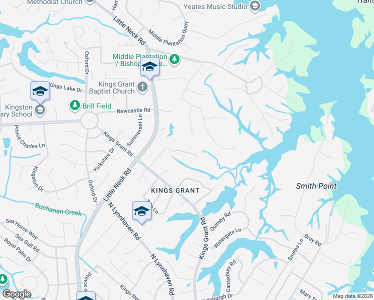 map of restaurants, bars, coffee shops, grocery stores, and more near 3289 Doncaster Road in Virginia Beach
