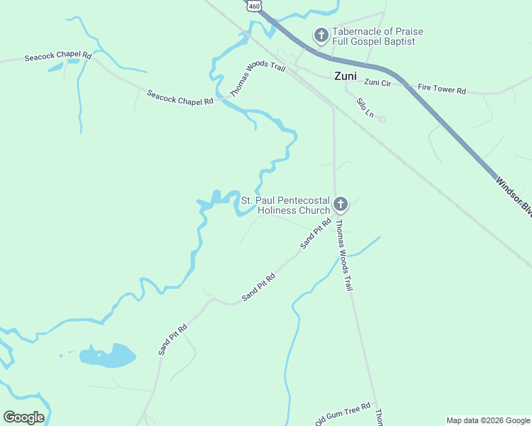 map of restaurants, bars, coffee shops, grocery stores, and more near 5193 Blackie Lane in Zuni