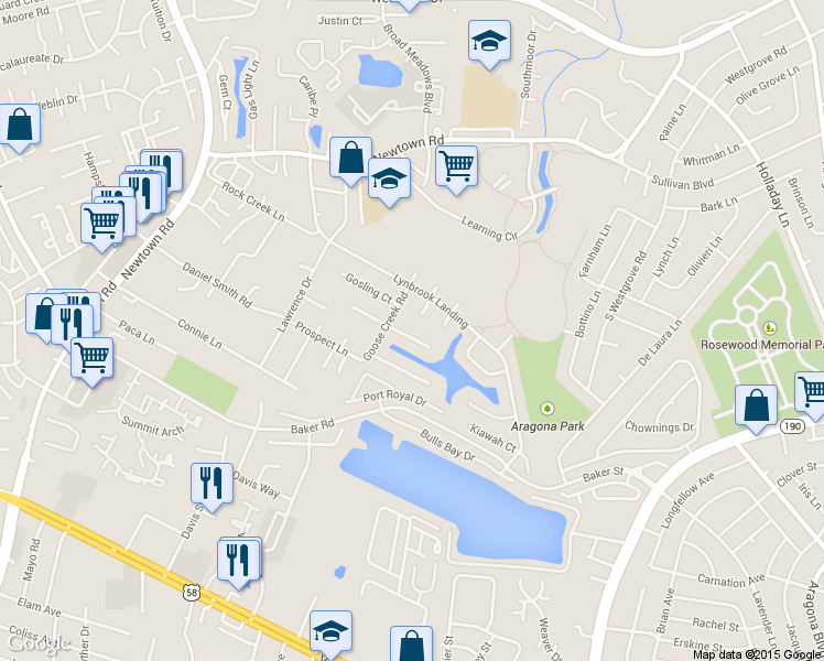 map of restaurants, bars, coffee shops, grocery stores, and more near 5432 Heatherton Court in Virginia Beach