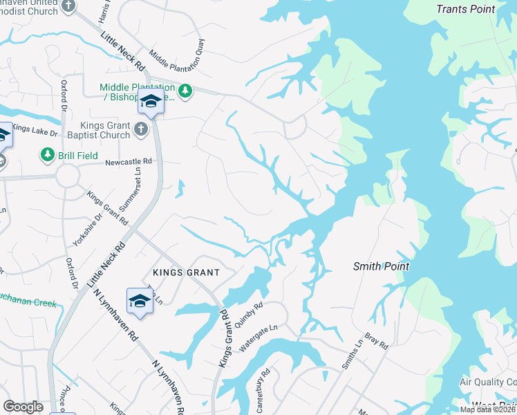 map of restaurants, bars, coffee shops, grocery stores, and more near 780 Bishopsgate Lane in Virginia Beach
