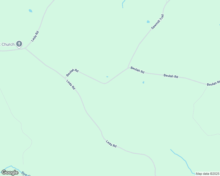 map of restaurants, bars, coffee shops, grocery stores, and more near 5027 Beulah Road in Nathalie