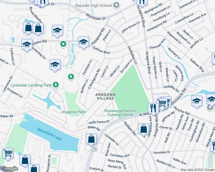 map of restaurants, bars, coffee shops, grocery stores, and more near in Virginia Beach