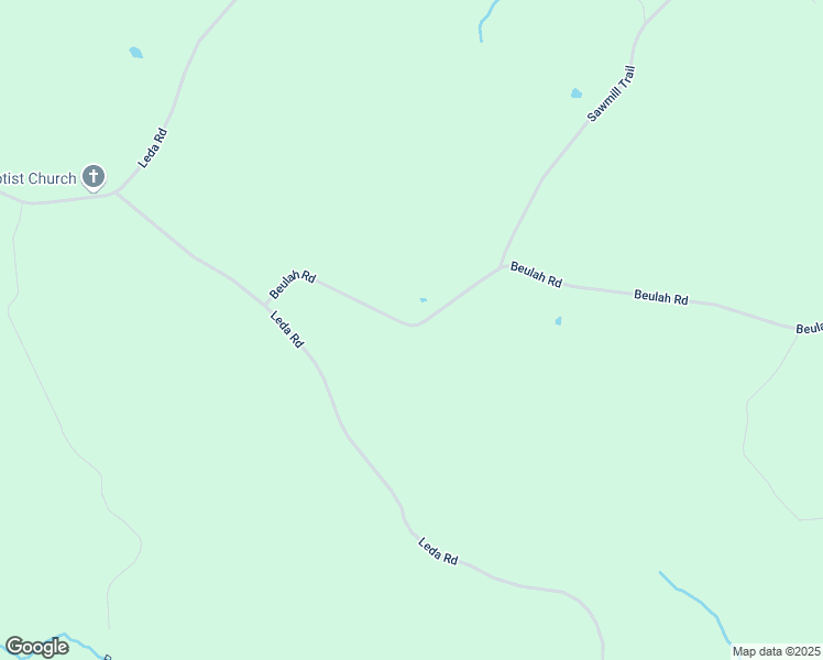 map of restaurants, bars, coffee shops, grocery stores, and more near 5027 Beulah Road in Nathalie