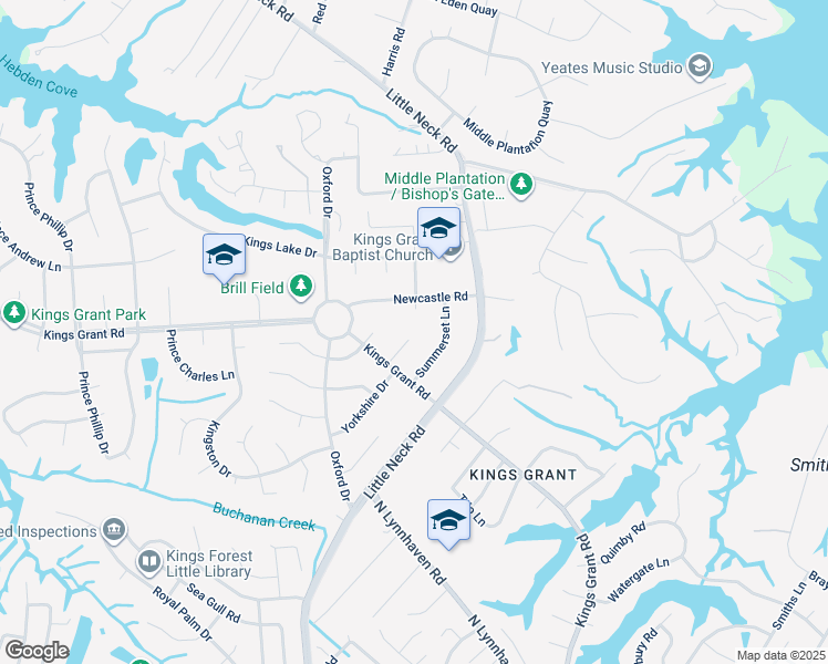 map of restaurants, bars, coffee shops, grocery stores, and more near 784 Glasgow Court in Virginia Beach