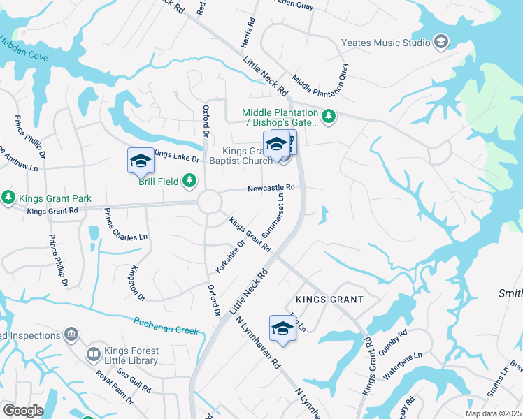 map of restaurants, bars, coffee shops, grocery stores, and more near 784 Glasgow Court in Virginia Beach