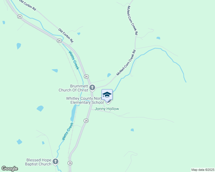 map of restaurants, bars, coffee shops, grocery stores, and more near 615 McNeil-Corn Creek Road in Rockholds