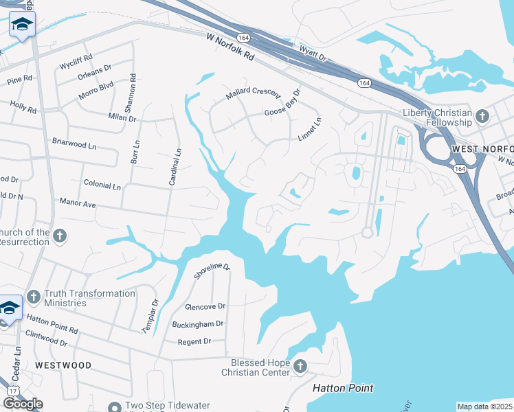 map of restaurants, bars, coffee shops, grocery stores, and more near 2 River Pointe Drive South in Portsmouth