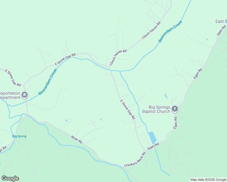 map of restaurants, bars, coffee shops, grocery stores, and more near 1921-2005 East Stone Gap Road in Big Stone Gap