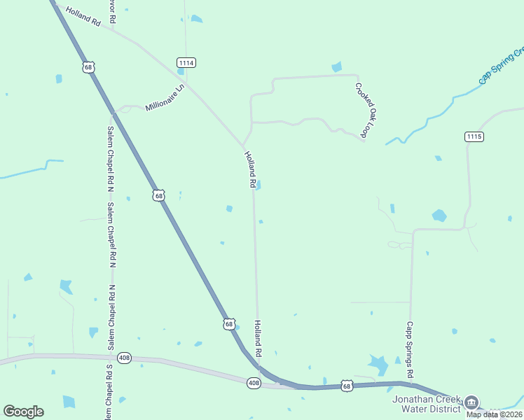 map of restaurants, bars, coffee shops, grocery stores, and more near 1017 Holland Road in Benton