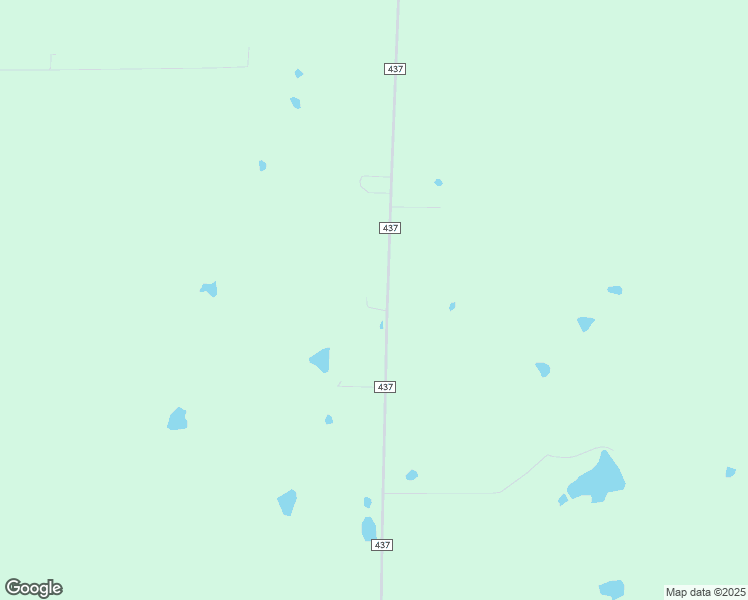 map of restaurants, bars, coffee shops, grocery stores, and more near 16947 County Road 437 in Dexter