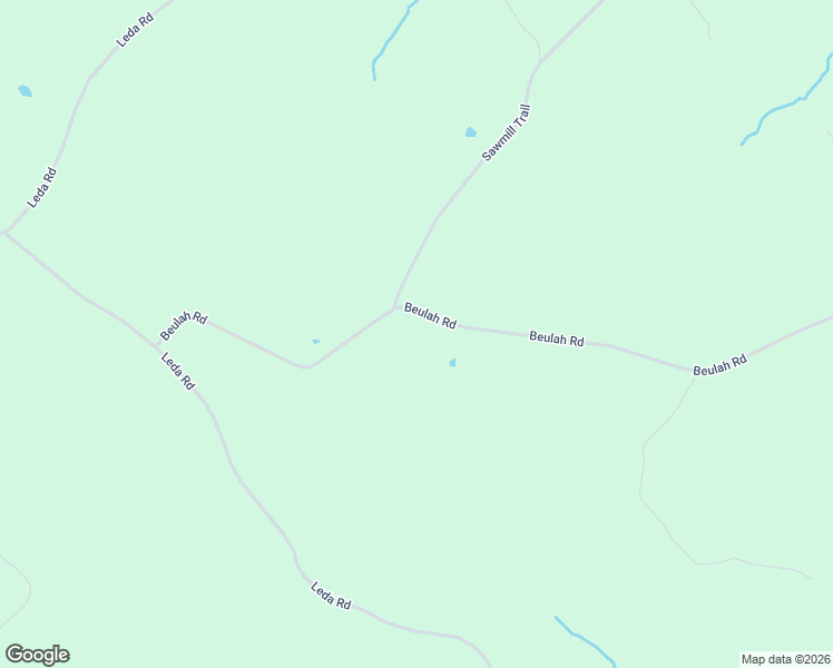 map of restaurants, bars, coffee shops, grocery stores, and more near 4127 Beulah Road in Nathalie